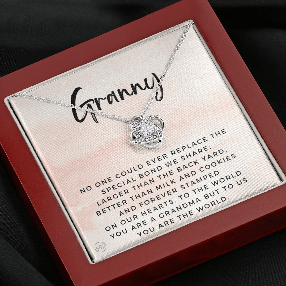 Gift for Granny | Grandmother Nickname, Grandma, Mother's Day Necklace, Birthday, Get Well, Missing You, Granny Definition, Christmas, From Family Grandkids  Granddaughter Grandson 1118aK