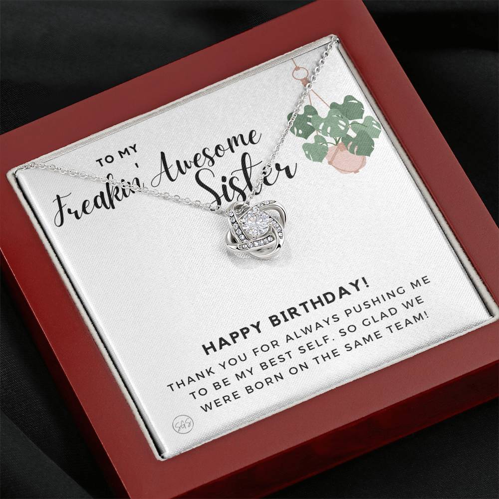 sisterbirthday 0628M Necklace Love Knot