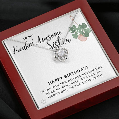 sisterbirthday 0628M Necklace Love Knot