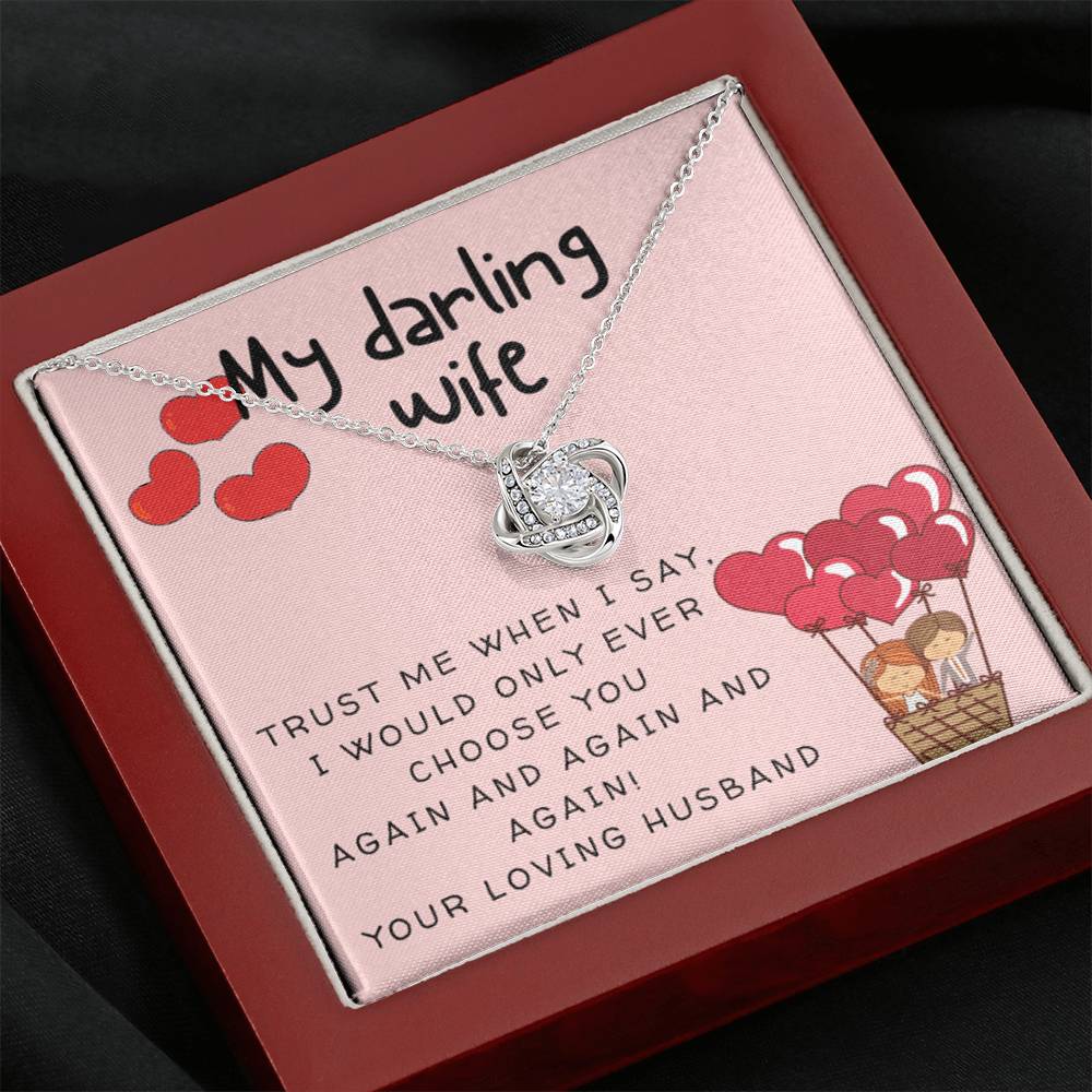 Love Knot - My Darling Wife - Hot Air Balloon