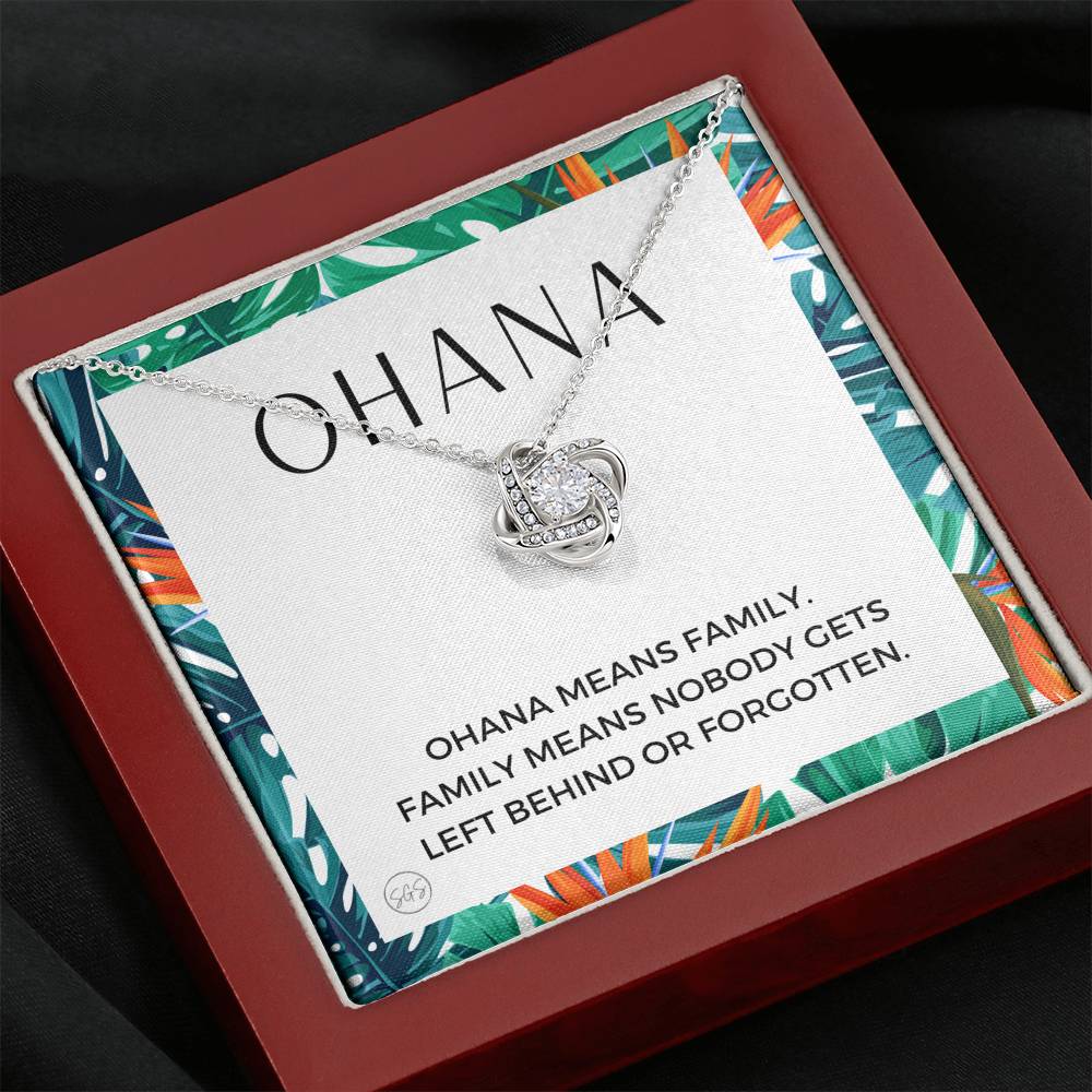 0929 ohana2 Necklace Love Knot