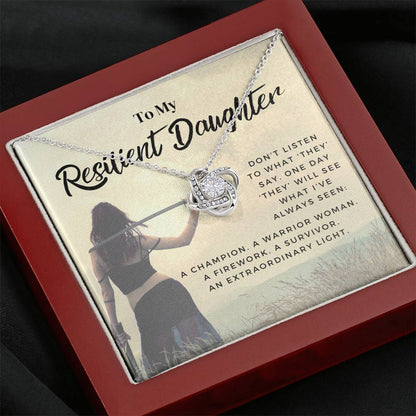 daughter 0721i Necklace Love Knot