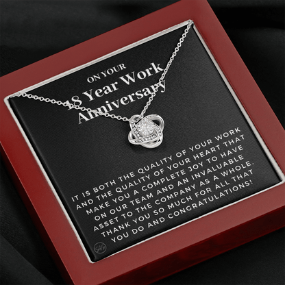 18 Year Job Anniversary Gift | Thank You Gift from Boss, Employee Work Appreciation, Co-Worker, Congrats, Years of Service AN18K