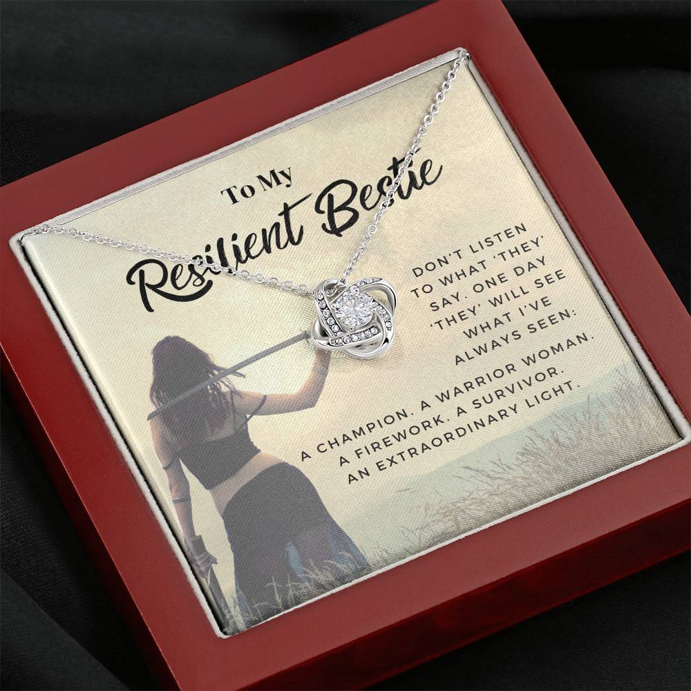 bestie 0721g Necklace Love Knot