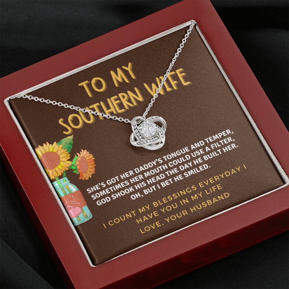 Love Knot - Southern Wife - Sunflower Jar