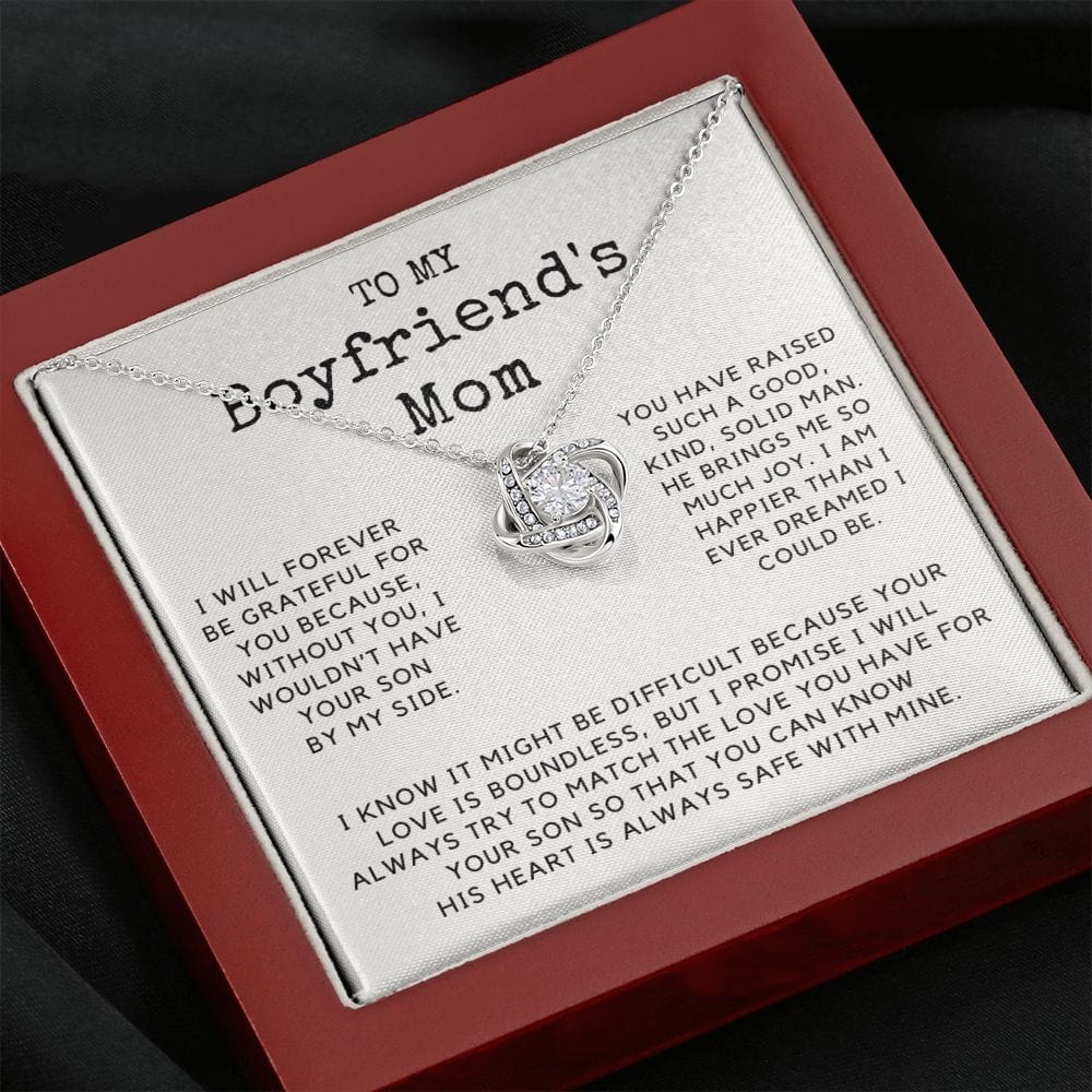 Gift for My Boyfriend's Mom - His Heart is Safe with Mine 4