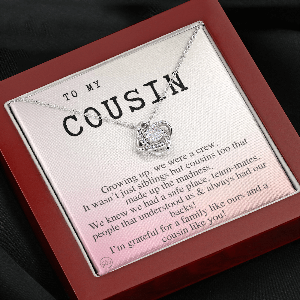 Gift for Cousin | Cousin Crew Necklace, Cousins and Best Friends, I Miss You Present, Gift for Birthday, Graduation, Thinking of You 2407K