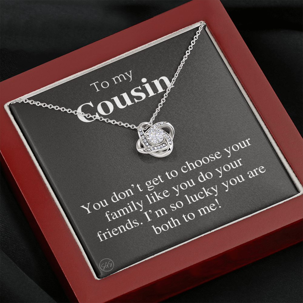 Gift for Cousin | Cousin Crew Necklace, Cousins and Best Friends, I Miss You Present, Gift for Birthday, Graduation, Thinking of You 2401K