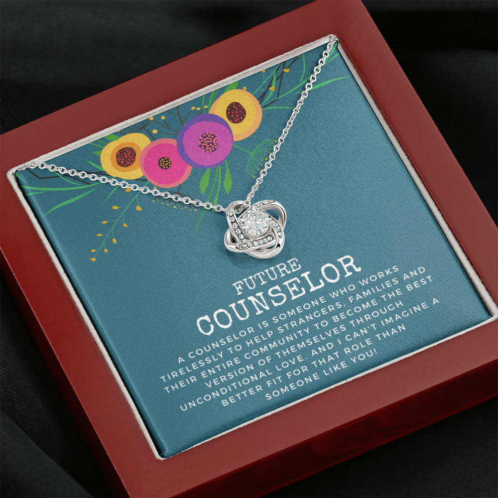 Future Counselor Gift | Graduation Necklace, Case Worker, Social Worker, LCSW, Social Work, MSW Appreciation, School, Bachelor's Degree