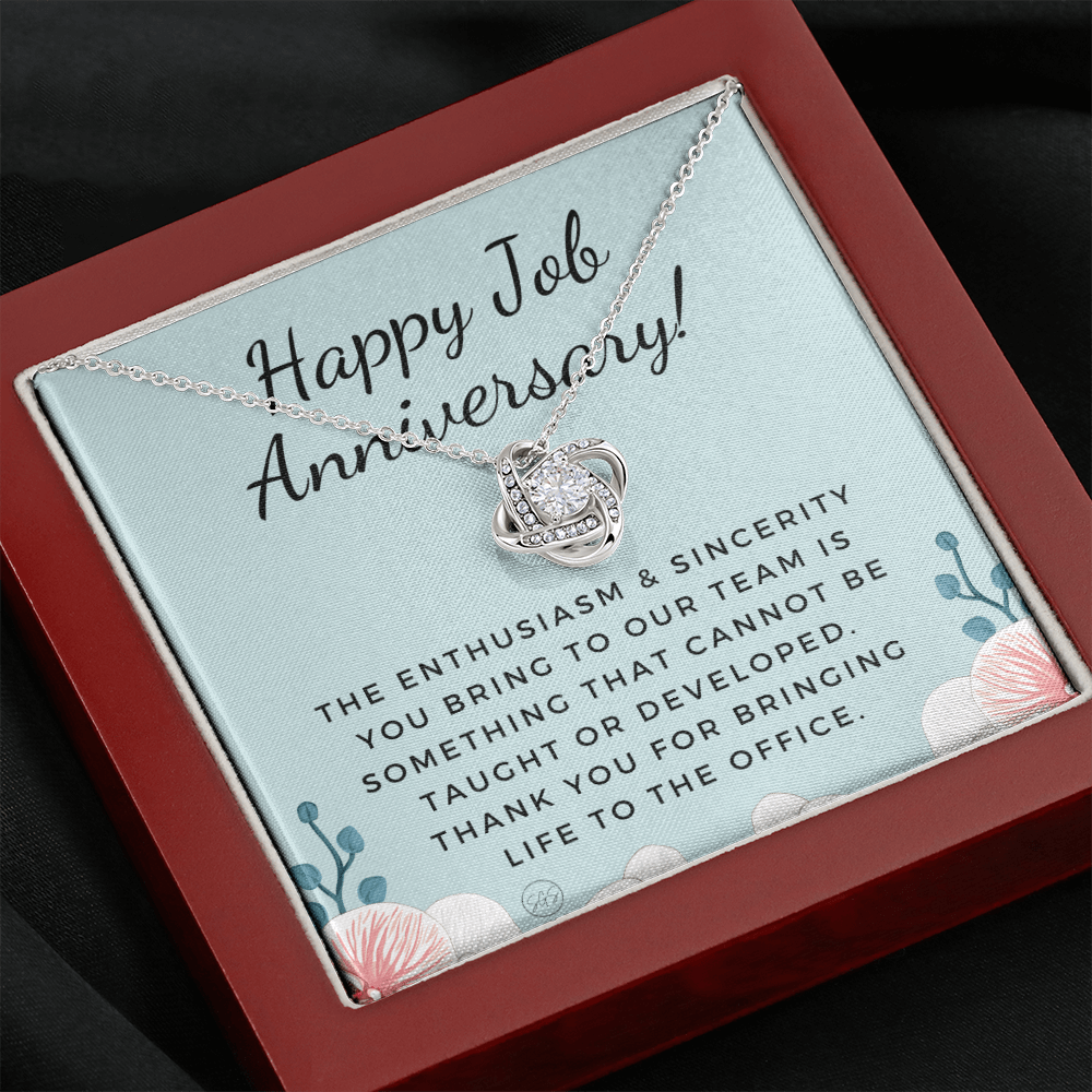 Happy Job Anniver. - Gift from Boss, Hustle, Congrats, Thank You Gift, Employee Appreciation, Work Anniversary, Small Business Gifts, Years of Service, Blue