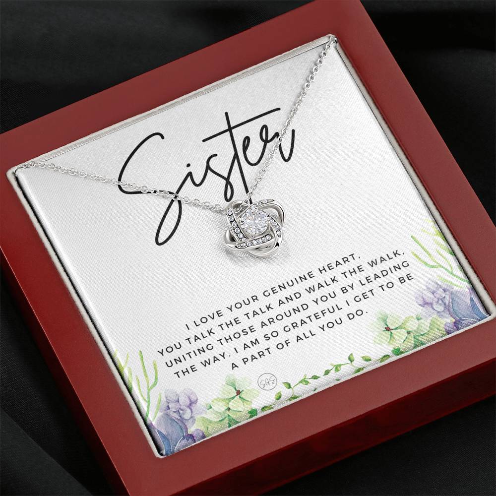 Sister 0706H Necklace Love Knot
