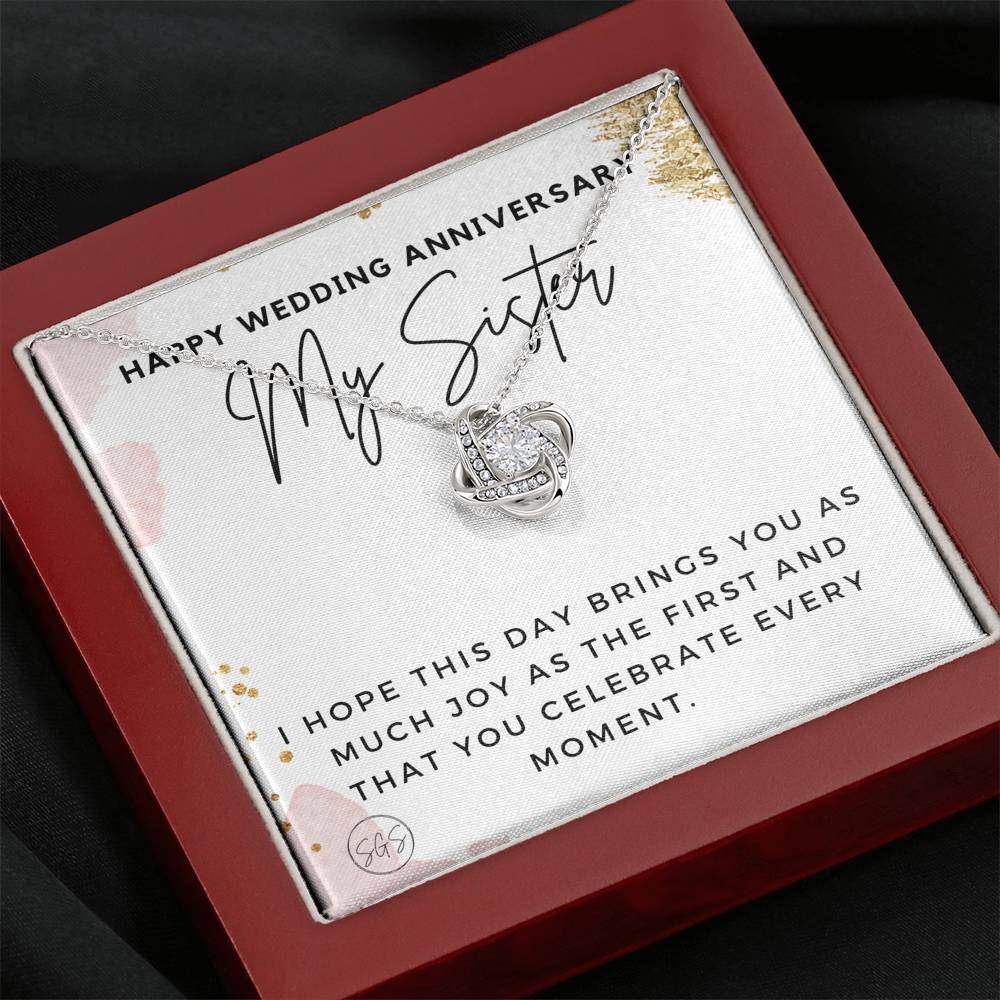 Sister Wedding Anni 0707e Necklace Love Knot