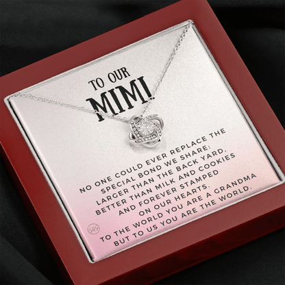 Gift for Mimi | Grandmother Nickname, Grandma, Mother's Day Necklace, Birthday, Get Well, Missing You, Mimi Definition, Christmas, From Family Grandkids  Granddaughter Grandson 1118bK