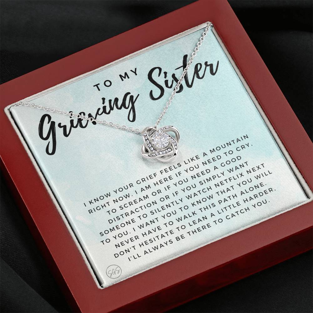 grieving sis 0723c Necklace Love Knot