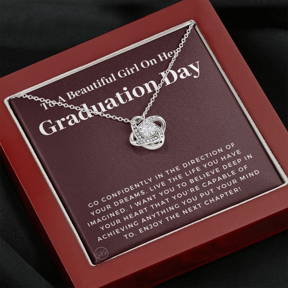 Graduation Gift For Her | Graduation Necklace for Daughter, High School Graduation Gifts for Granddaughter & Niece, College Class of 2023 b