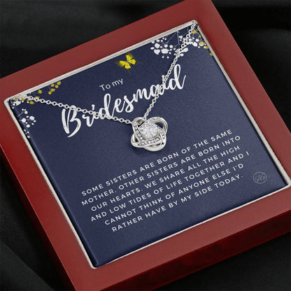 Bridesmaid 0712a Necklace Love Knot