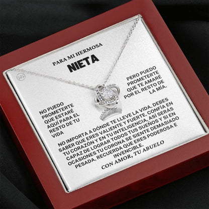 Regalo de Nieta, Granddaughter Gift | En Español, From Grandpa, Necklace from Grandpa, Del Abuelo, Birthday, Graduation, Teen Girl 2