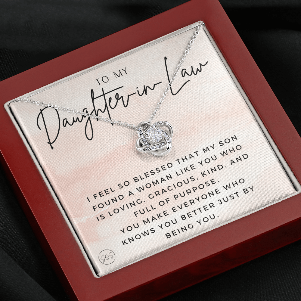 Daughter in Law Gift | Future DIL, Bonus Daughter, From Mother in Law, Father in Law, In Laws, For the Bride, Son's Wife, Fiance 1012DILaKA