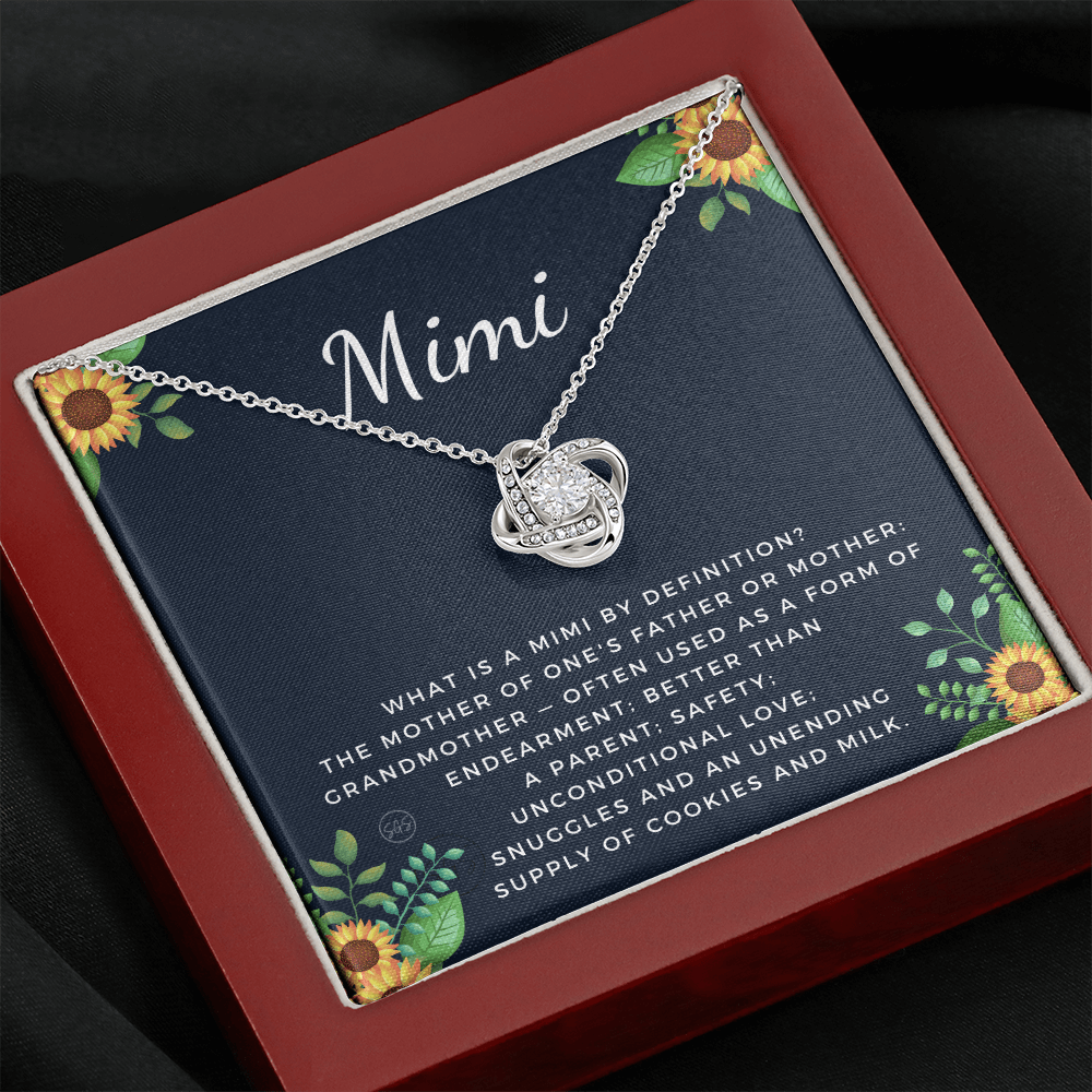 1119md Necklace Love Knot
