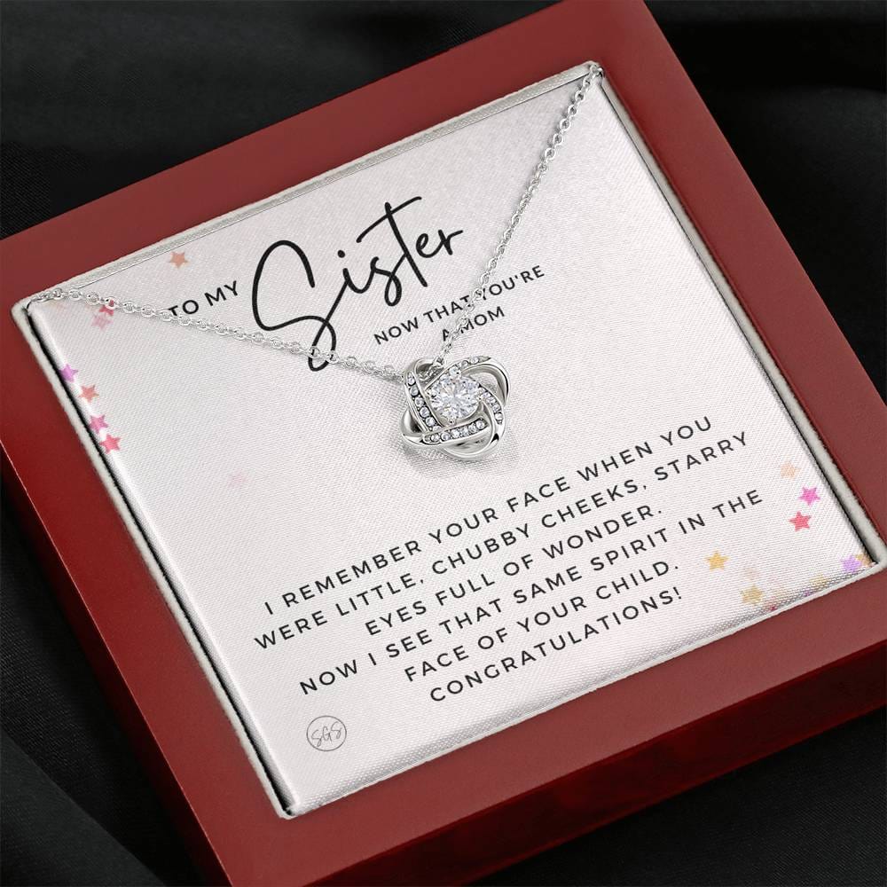 Sister New Mom 0705J Necklace Love Knot