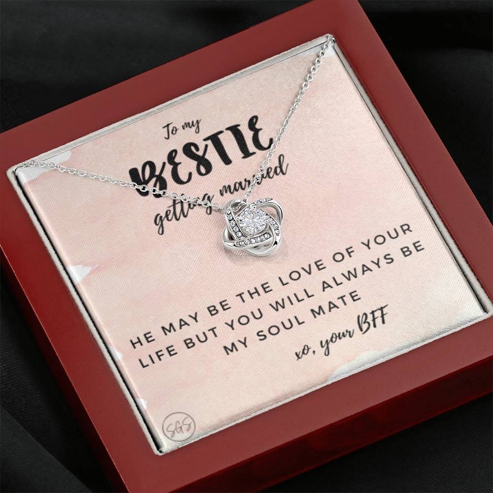 ToMyBestieGettingMarried0622 Necklace Love Knot
