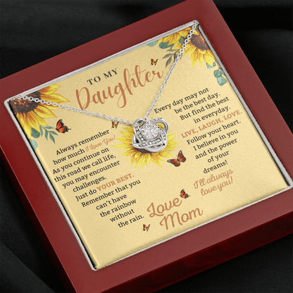 Daughter - Storm To Pass - Necklace | Gift for Daughter from Mom