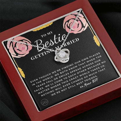 To My Bestie Getting Married | Stuff Gina Says, Wedding, Bridal Shower Gift, Soulmate BFF, Best Friends Quote, Rehearsal Dinner, To Bride, Necklace STILLBF8H