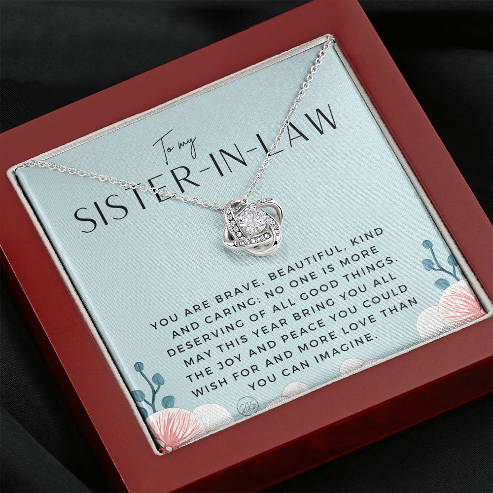 Sister-in-Law Gifts | Husband's Sister, Wife's Sister, Christmas Gift for Sister in Law, Birthday, Wedding, Future Sister Necklace 1103cKA