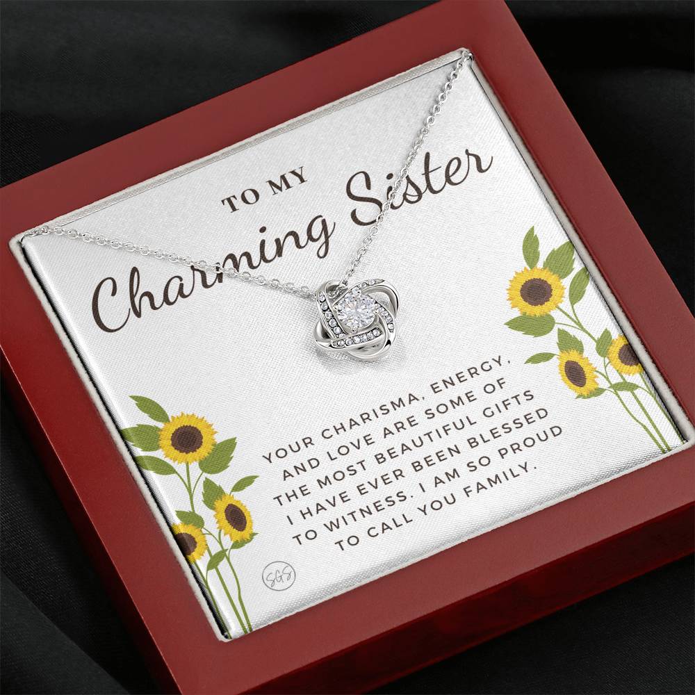 Charming Sister 0706D Necklace Love Knot