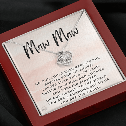 Gift for Maw Maw | Grandmother Nickname, Grandma, Mother's Day Necklace, Birthday, Get Well, Missing You, Maw Maw Definition, Christmas, From Family Grandkids  Granddaughter Grandson 1118aK