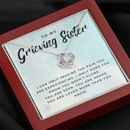 grieving sister 0709f Necklace Love Knot