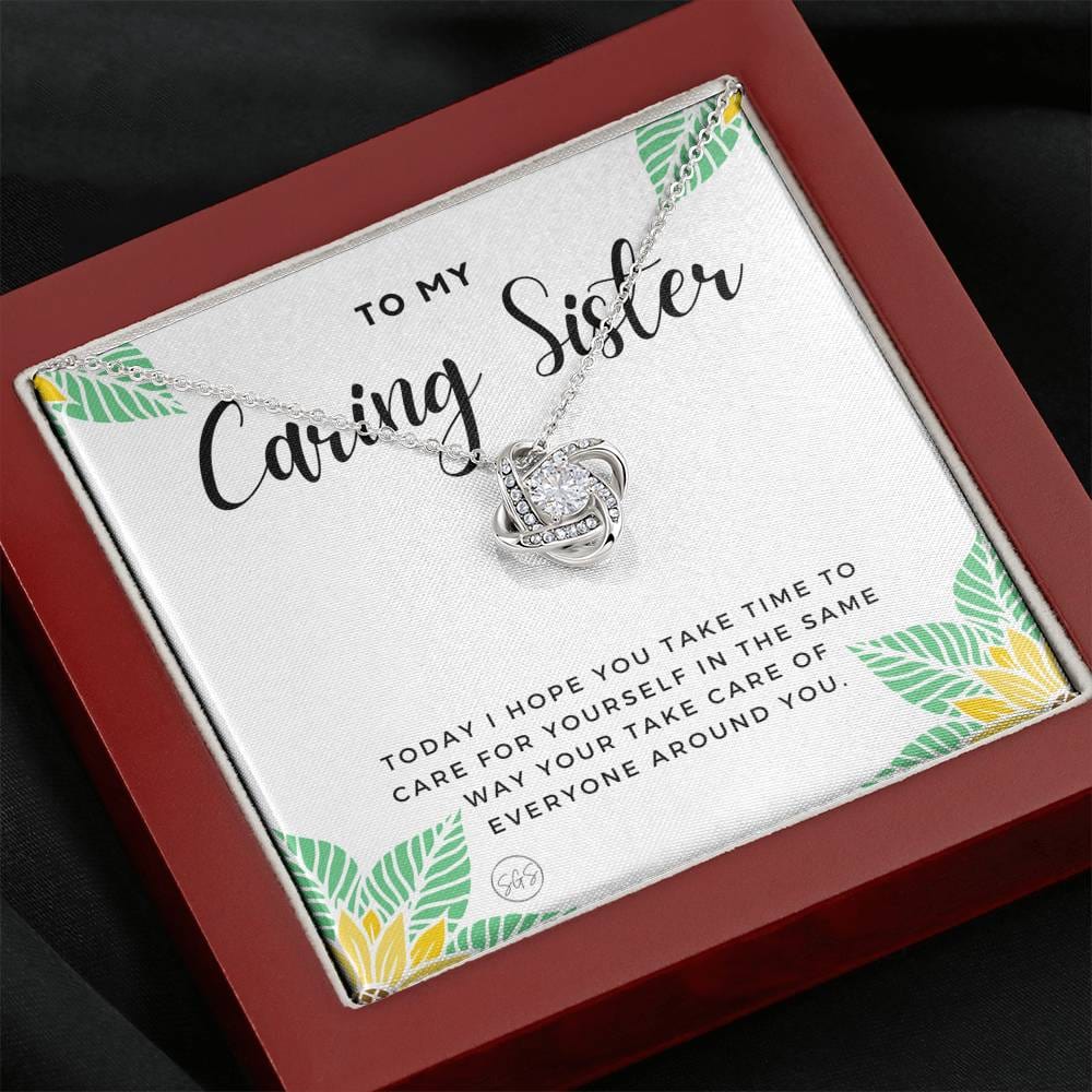 Caring Sister 0706L Necklace Love Knot