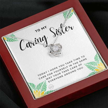 Caring Sister 0706L Necklace Love Knot