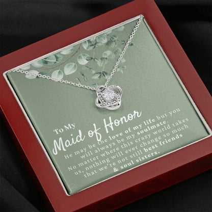 Maid of Honor Gift From Bride | Maid of Honor Necklace, Maid of Honor Proposal, Wedding Party Thank You Gift, Bridal Party Shower Gifts 7