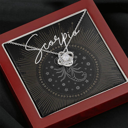 scorpio Necklace Love Knot