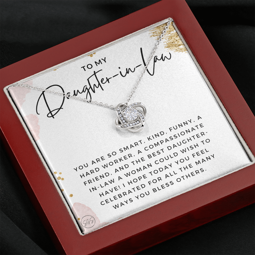 Daughter in Law Gift | Future DIL, Bonus Daughter, From Mother in Law, Father in Law, In Laws, For the Bride, Son's Wife, Fiance 1012DILbKA