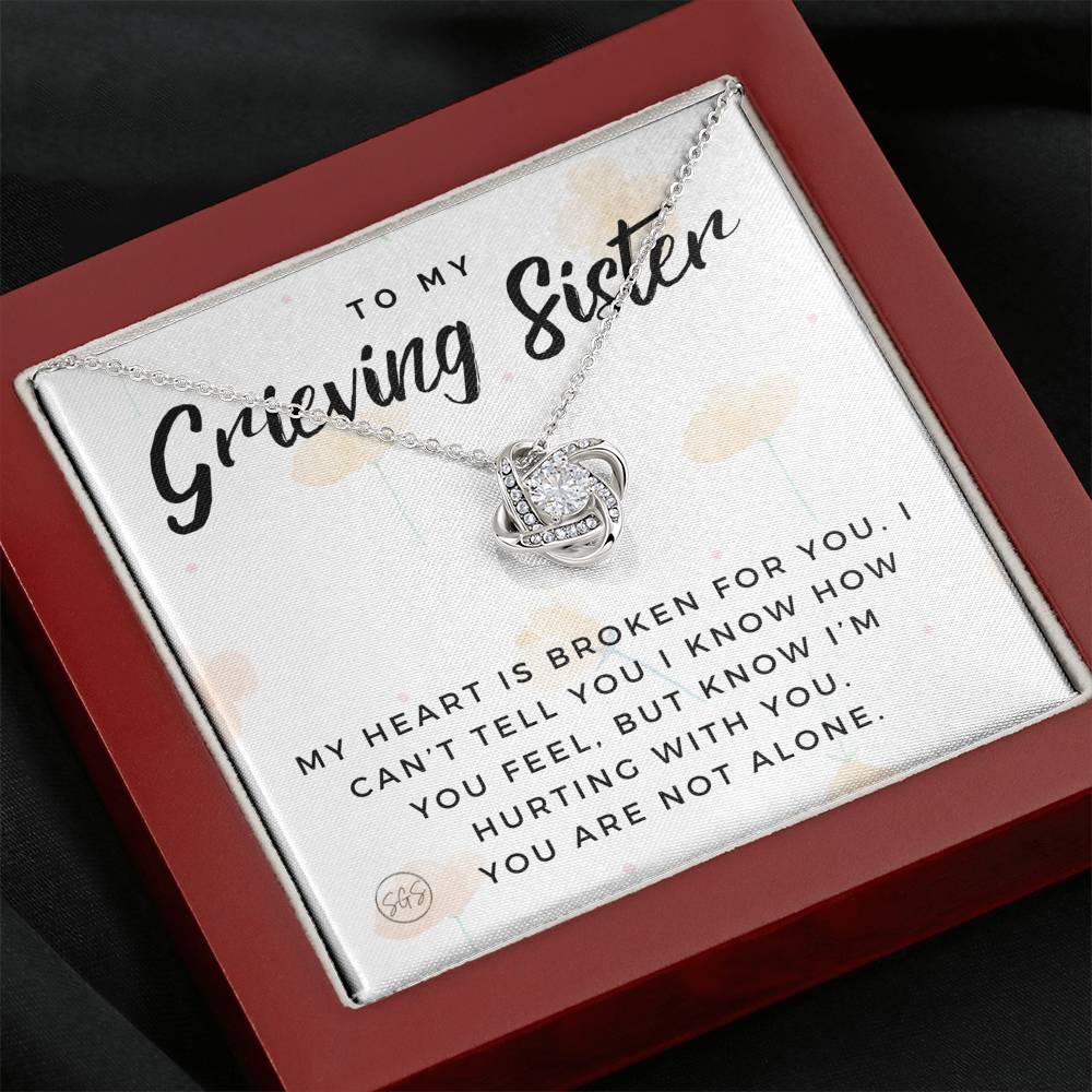 grieving sister 0709d Necklace Love Knot
