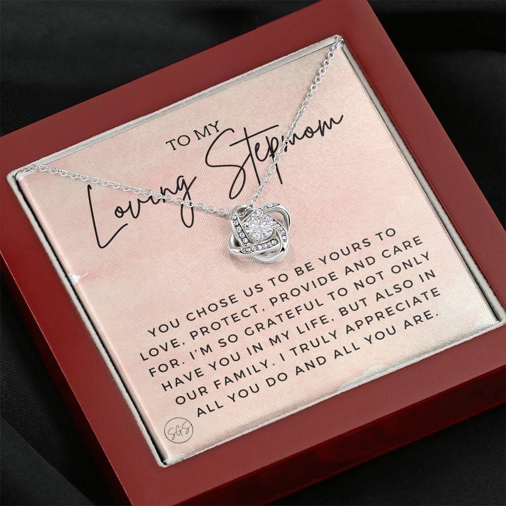 0907fS Necklace Love Knot