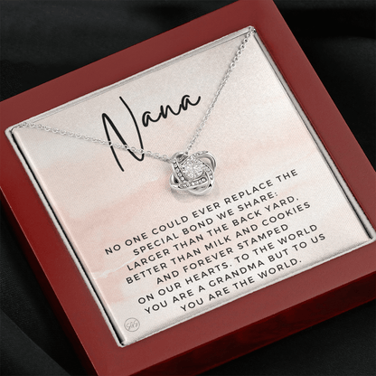 Gift for Nana | Grandmother Nickname, Grandma, Mother's Day Necklace, Birthday, Get Well, Missing You, Nana Definition, Christmas, From Family Grandkids  Granddaughter Grandson 1118aK