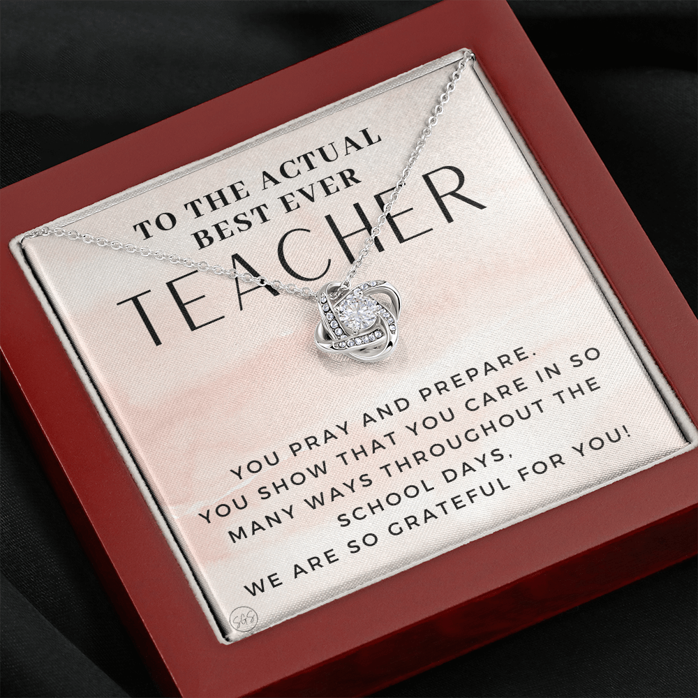Teacher Appreciation Gift | Thank You from Parents and Student, Teacher's Day, Graduation Gift for Assistant / Aid, Preschool, High School A