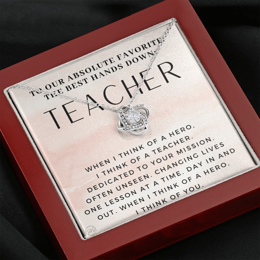 Teacher Appreciation Gift | Thank You from Parents and Student, Teacher's Day, Graduation Gift for Assistant / Aid, Preschool, High School B