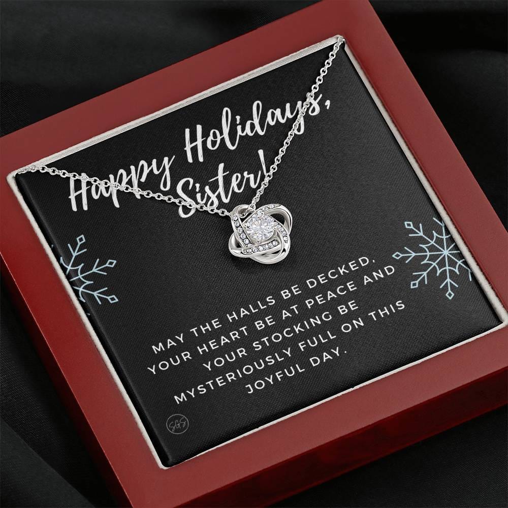 Xmas Sis 0712o Necklace Love Knot