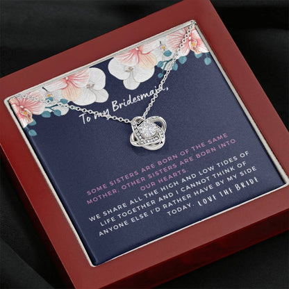 Sisters Born Into Our Hearts - Orchid Love Knot