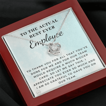 1126ee Necklace Love Knot