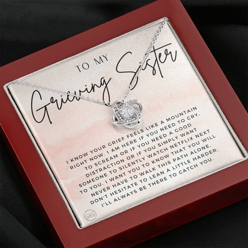 grieving sis 0723b Necklace Love Knot