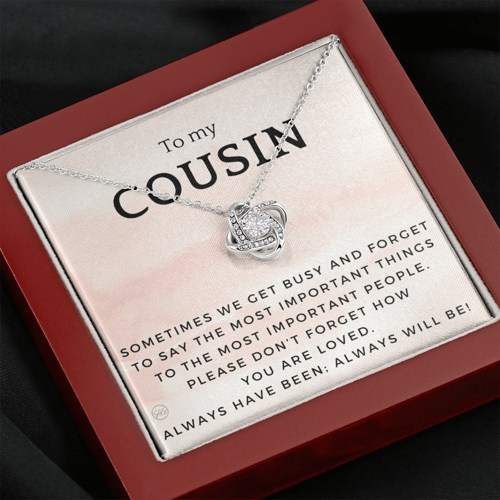 Gift for Cousin | Cousin Crew Necklace, Cousins and Best Friends, I Miss You Present, Gift for Birthday, Graduation, Thinking of You 2412K