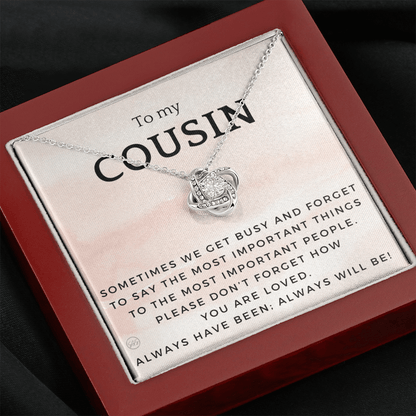 Gift for Cousin | Cousin Crew Necklace, Cousins and Best Friends, I Miss You Present, Gift for Birthday, Graduation, Thinking of You 2412K