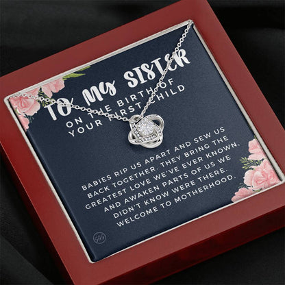 sister first child 0709o Necklace Love Knot