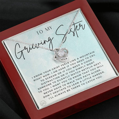 grieving sis 0723a Necklace Love Knot