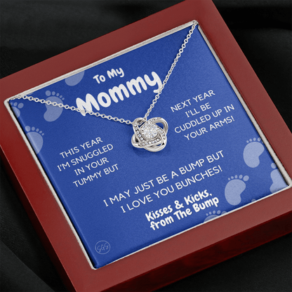 Baby to Mom Gift | Mother's Day Present from the Baby Bump, Mommy To Be Necklace, Gift for Expecting Mom From Baby Boy or Girl, New Mom 04K